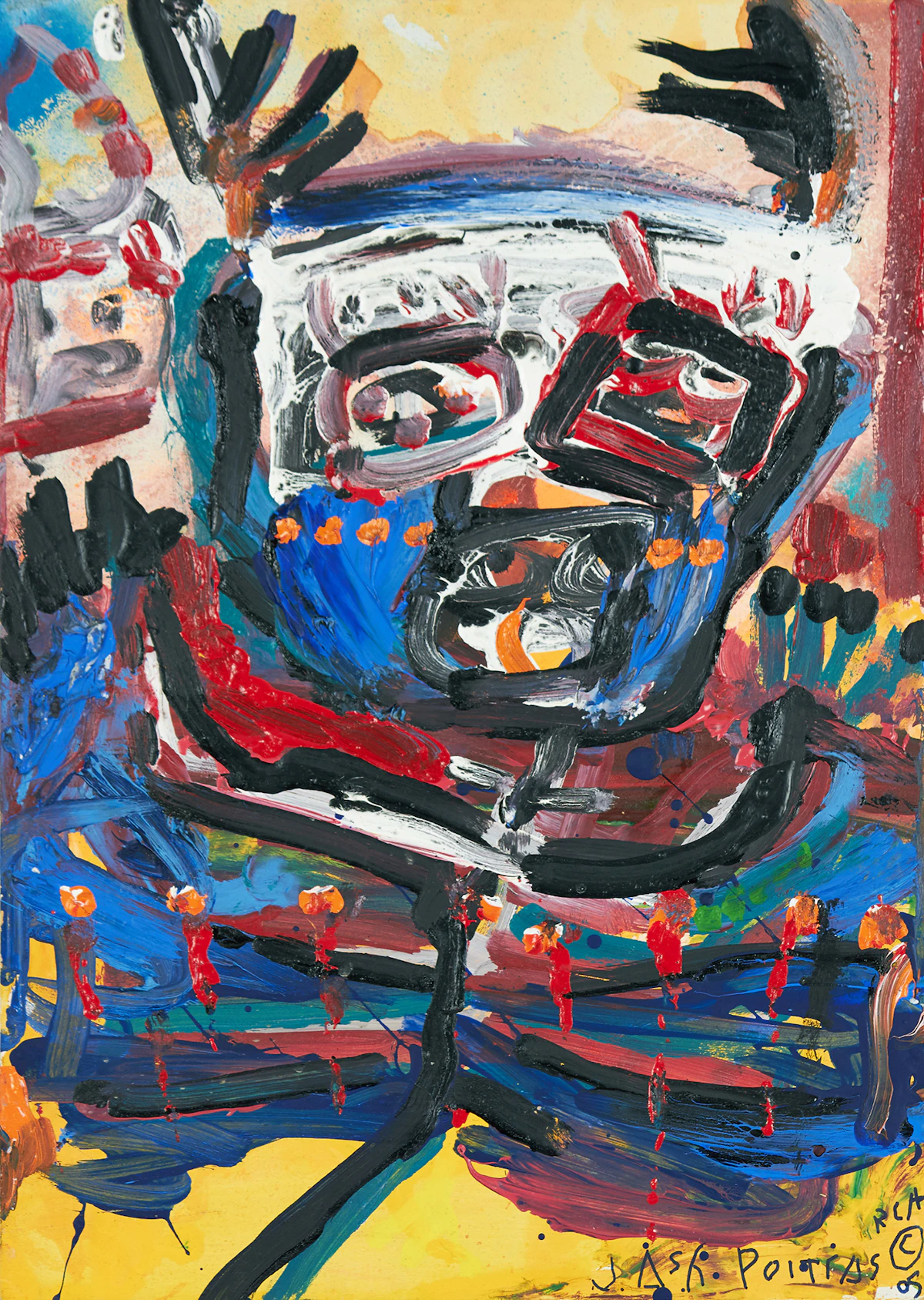 Jane Ash Poitras, Untitled, oil on board, 2005