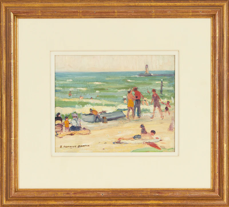 Bernice Fenwick Martin, Cherry Beach, oil on canvas - view 2