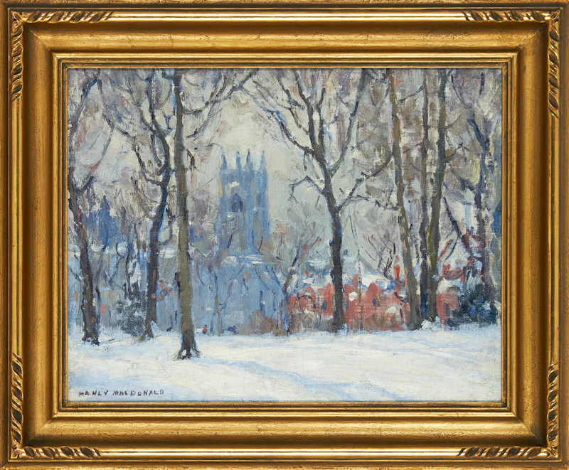 Manly Edward MacDonald, Hart House in Winter, oil on board - view 2
