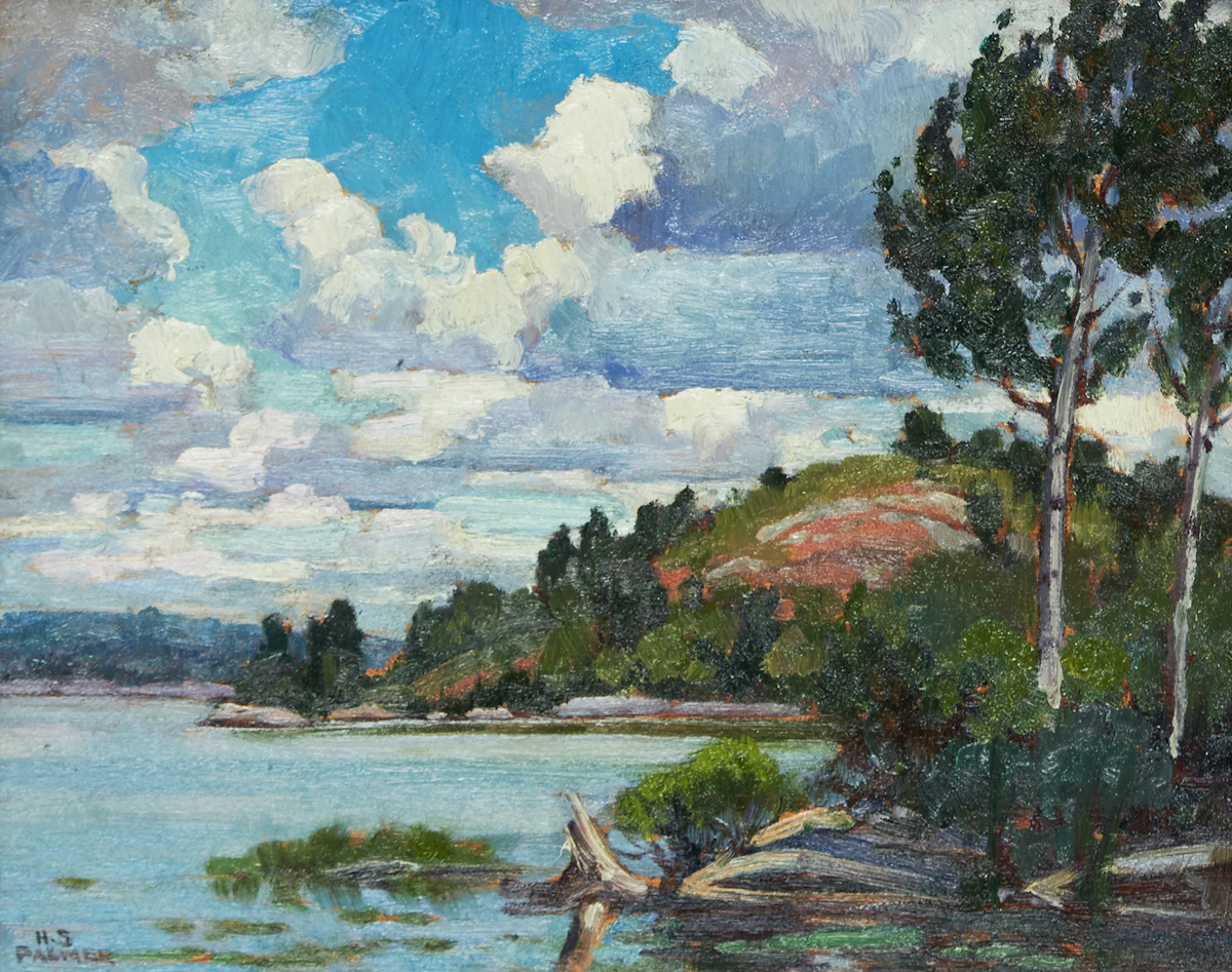 Herbert Sidney Palmer, Near Kirk’s Cove, Gull Lake, oil on board