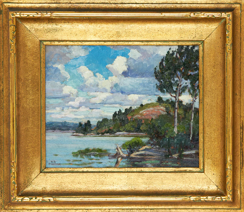 Herbert Sidney Palmer, Near Kirk’s Cove, Gull Lake, oil on board - view 2