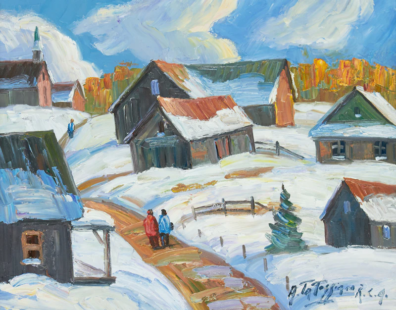 Armand Tatossian, Hiver à Ste. Marthe