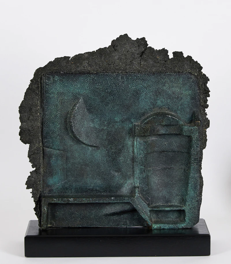 Armand Vaillancourt, La Nuit, bronze sculpture, 1989 - view 2