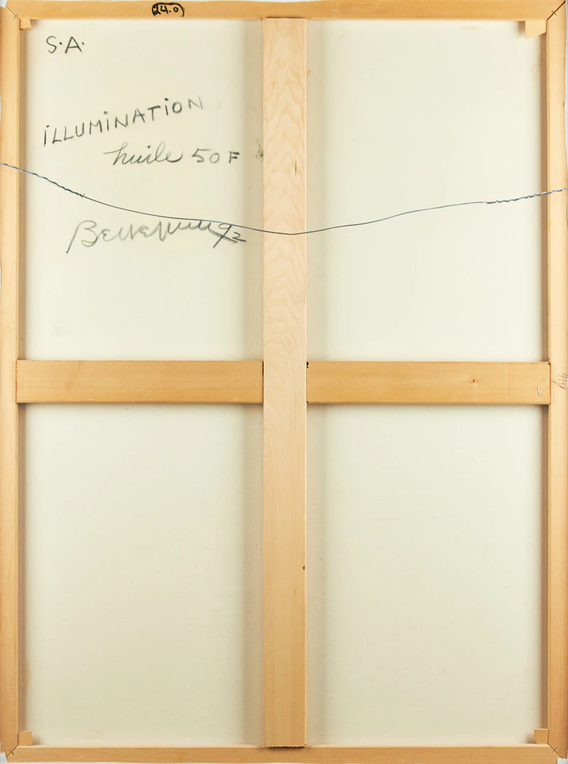 Léon Bellefleur, Illumination, oil on canvas, 1992 - view 3