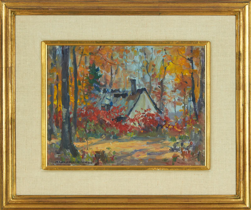 Manly Edward MacDonald, Cottage in Autumn, oil on canvas - view 2