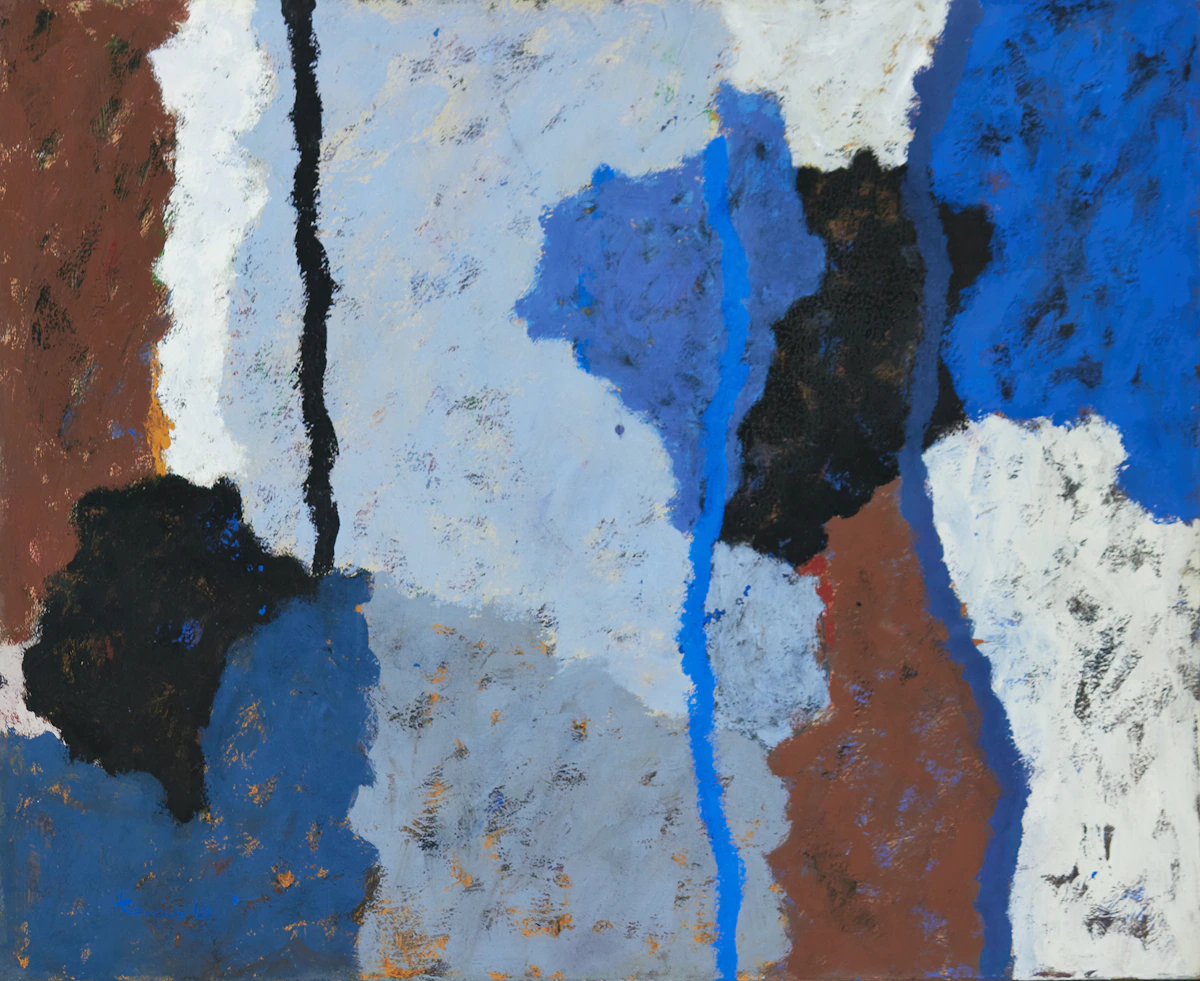 Fernand Toupin, Abstraction, gouache, 1960