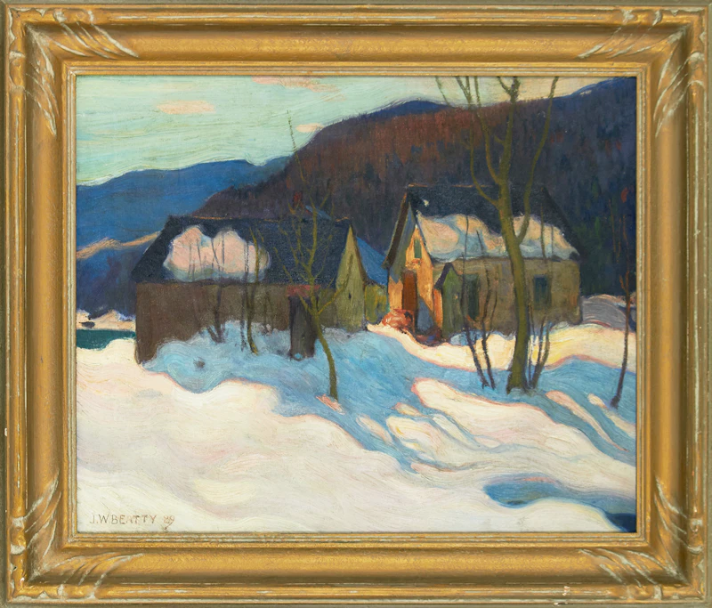 John William Beatty, Baie St. Paul, oil on canvas, 1929 - view 2