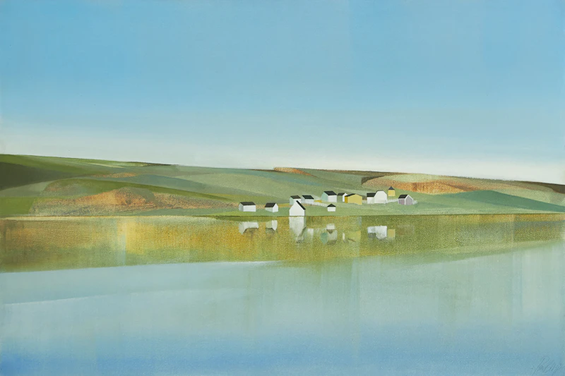Ronald William Bolt, Coley’s Point North, acrylic on canvas, 1972 - view 1