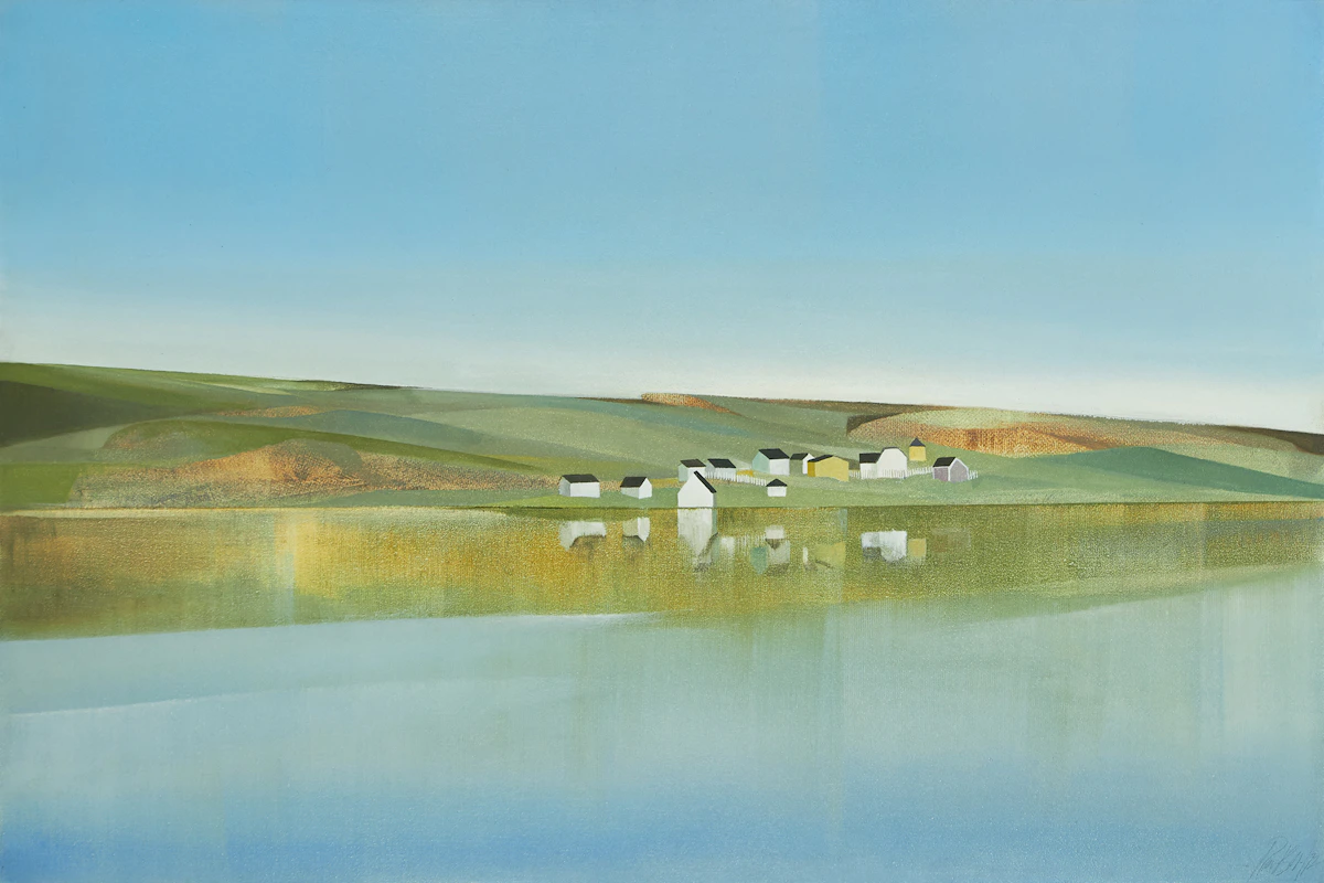 Ronald William Bolt, Coley’s Point North, acrylic on canvas, 1972