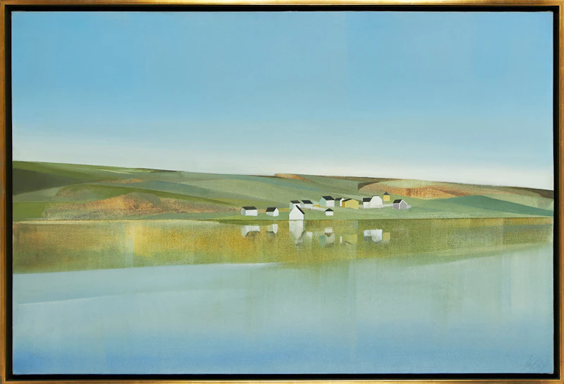 Ronald William Bolt, Coley’s Point North, acrylic on canvas, 1972 - view 2