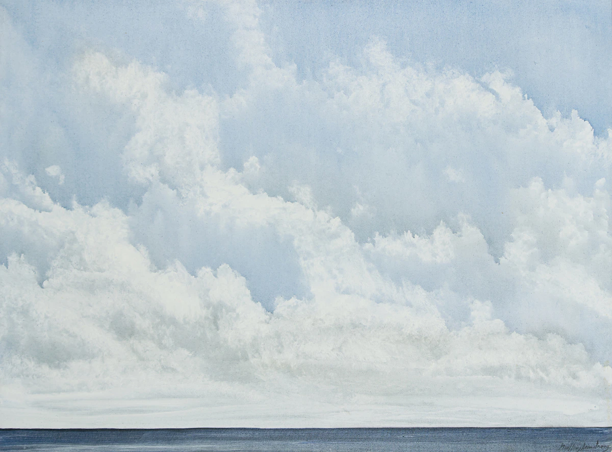Geoffrey David Armstrong, Summer Clouds, acrylic on canvas