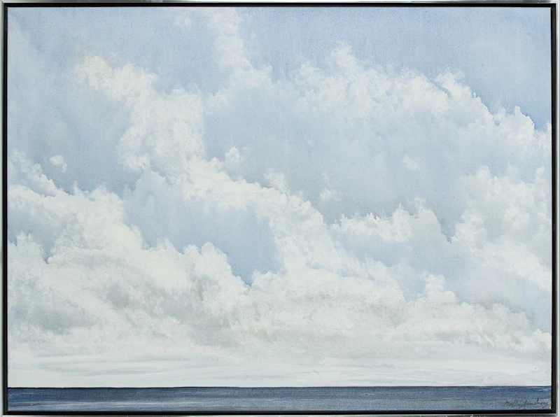 Geoffrey David Armstrong, Summer Clouds, acrylic on canvas - view 2
