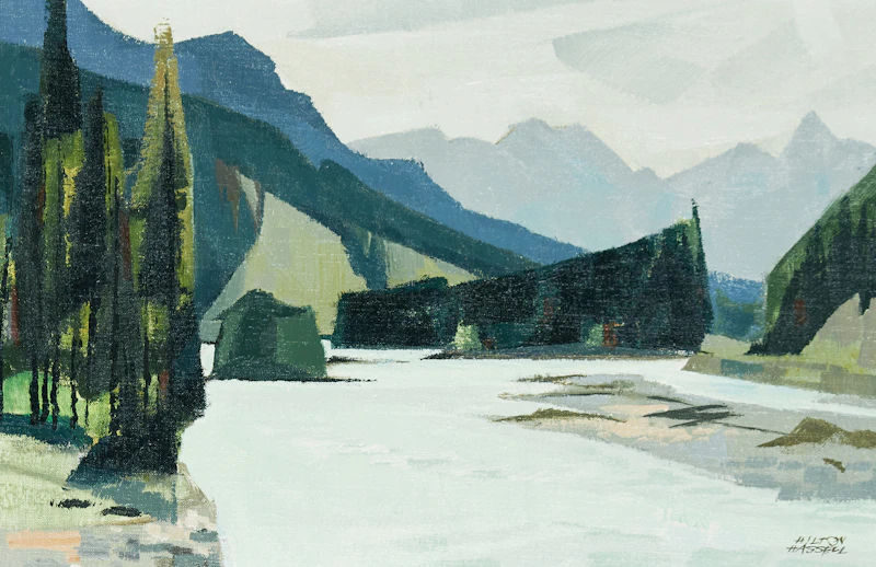 Hilton MacDonald Hassell, Kicking Horse River (Near Field, B.C.)