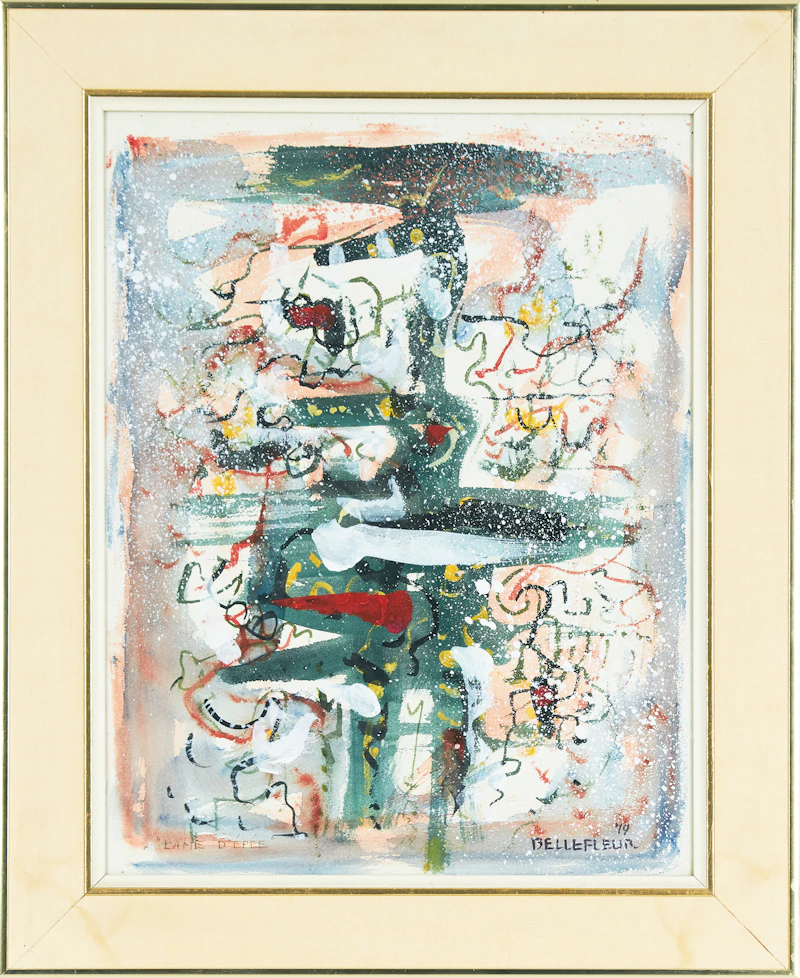 Léon Bellefleur, Lame d’épée, gouache, 1979 - view 2