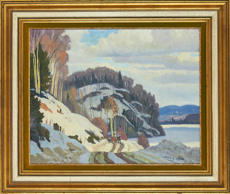 Frederick Stanley Haines, Elephant Lake, oil on board - view 2