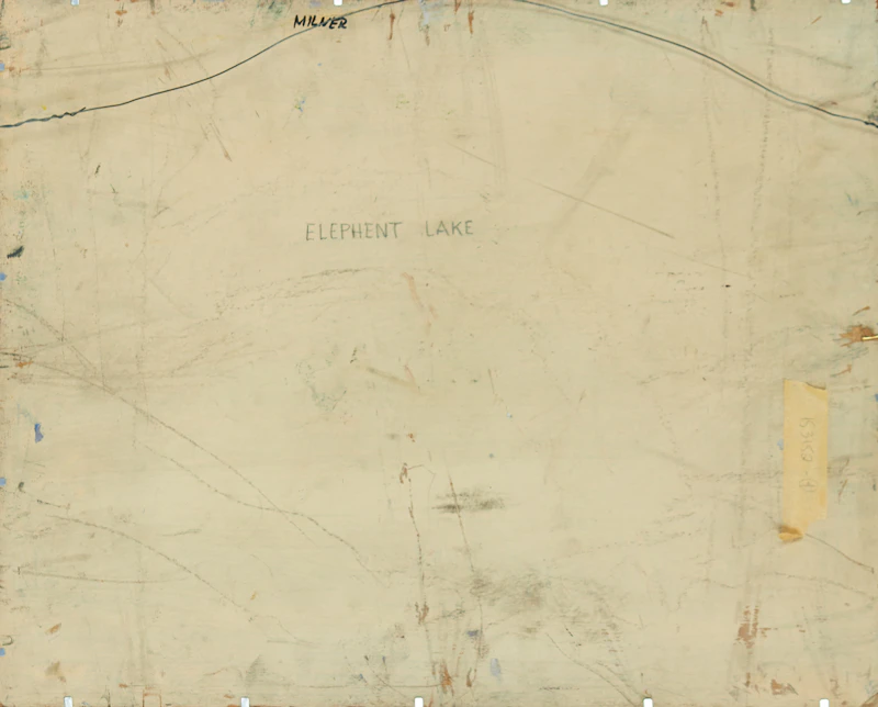 Frederick Stanley Haines, Elephant Lake, oil on board - view 3