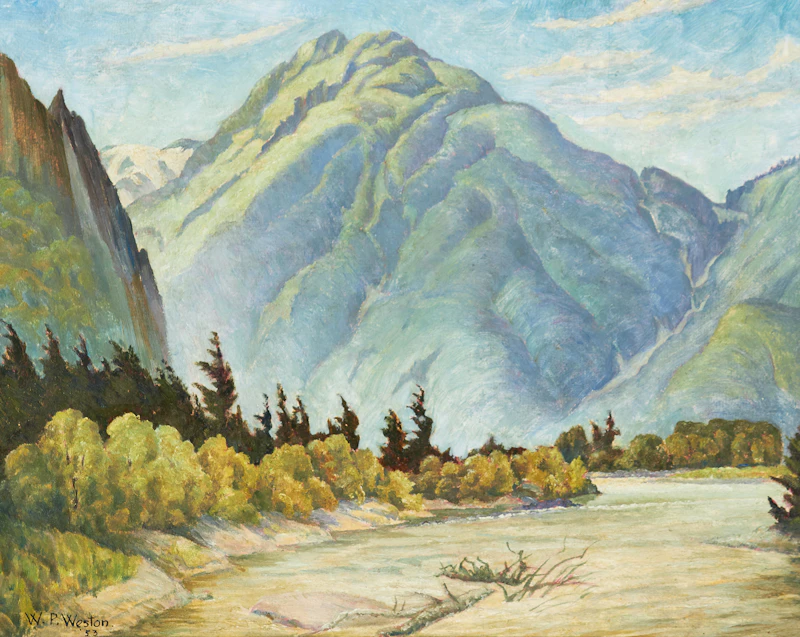 The Fraser at Hope, BC by William Percival Weston