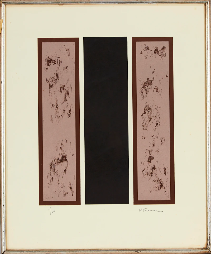 Jean Albert McEwen, Homage aux Poètes, lithograph, 1965 - view 2