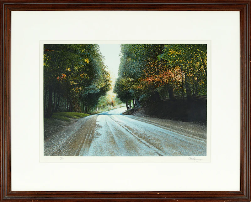Kenneth Danby, Autumn Thrust, colour serigraph, 1980 - view 2