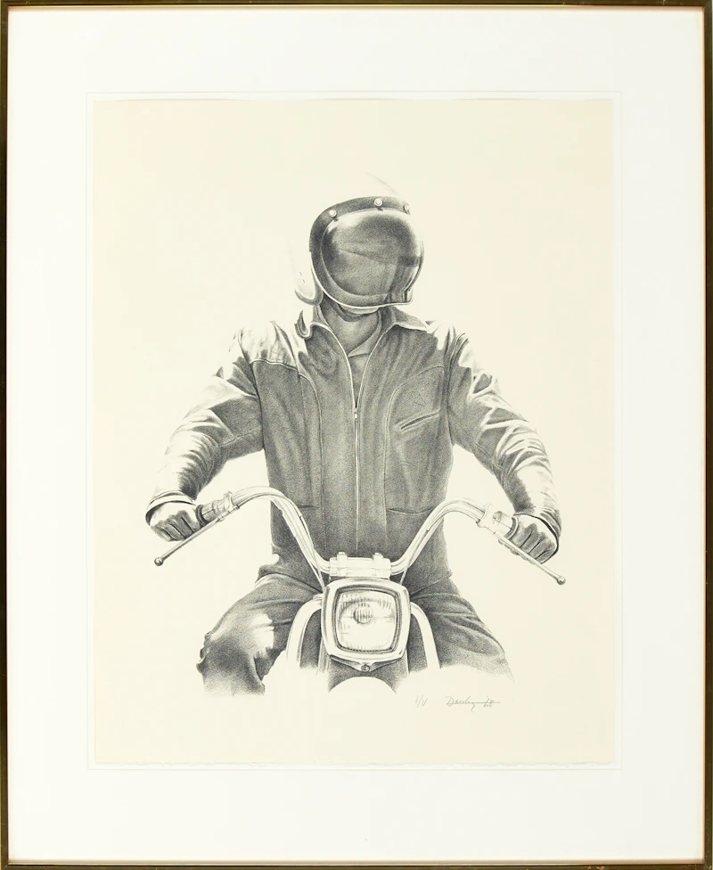 Kenneth Danby, Heading Out, black and white lithograph, 1968 - view 2