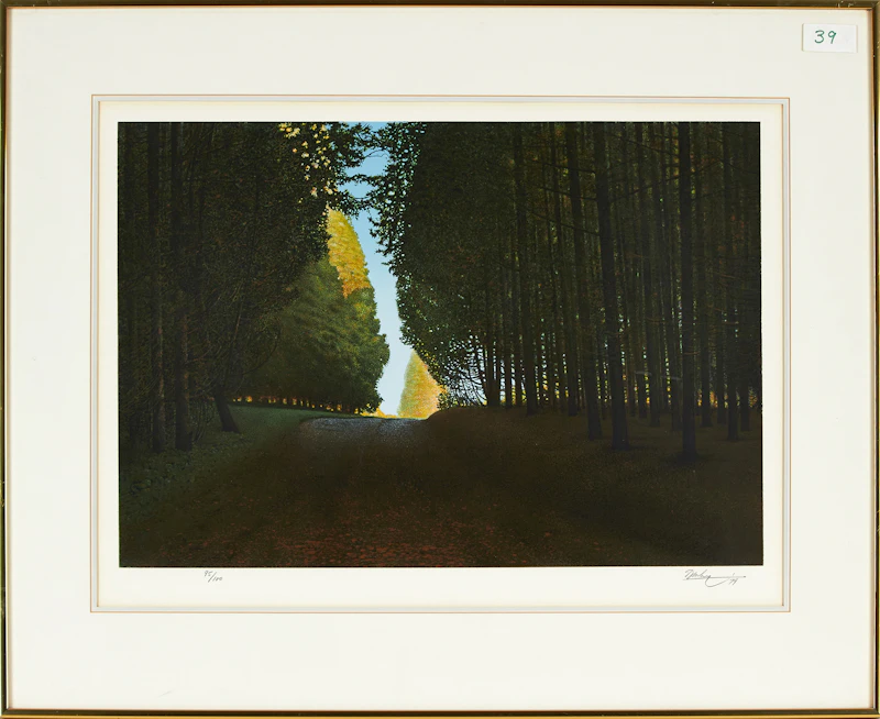 Kenneth Danby, Cedar Break, colour serigraph, 1979 - view 2