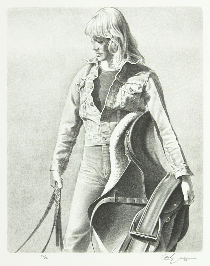 English Saddle by Kenneth Danby