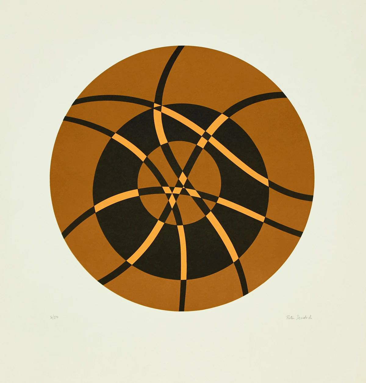 Peter Deutsch, Untitled, colour lithograph