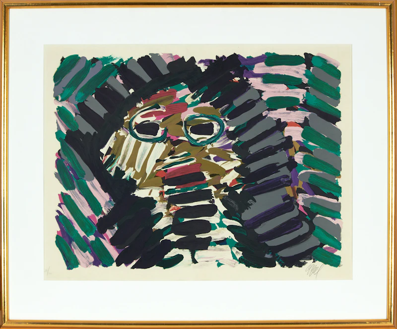 Karel Appel, Street Kitten, colour lithograph - view 2