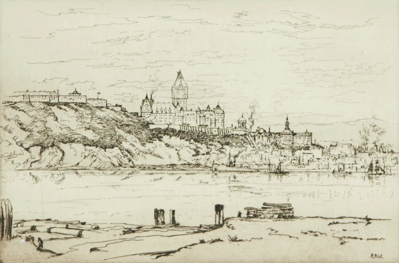 Quebec from Pointe Levis by Robert Wakeham Pilot