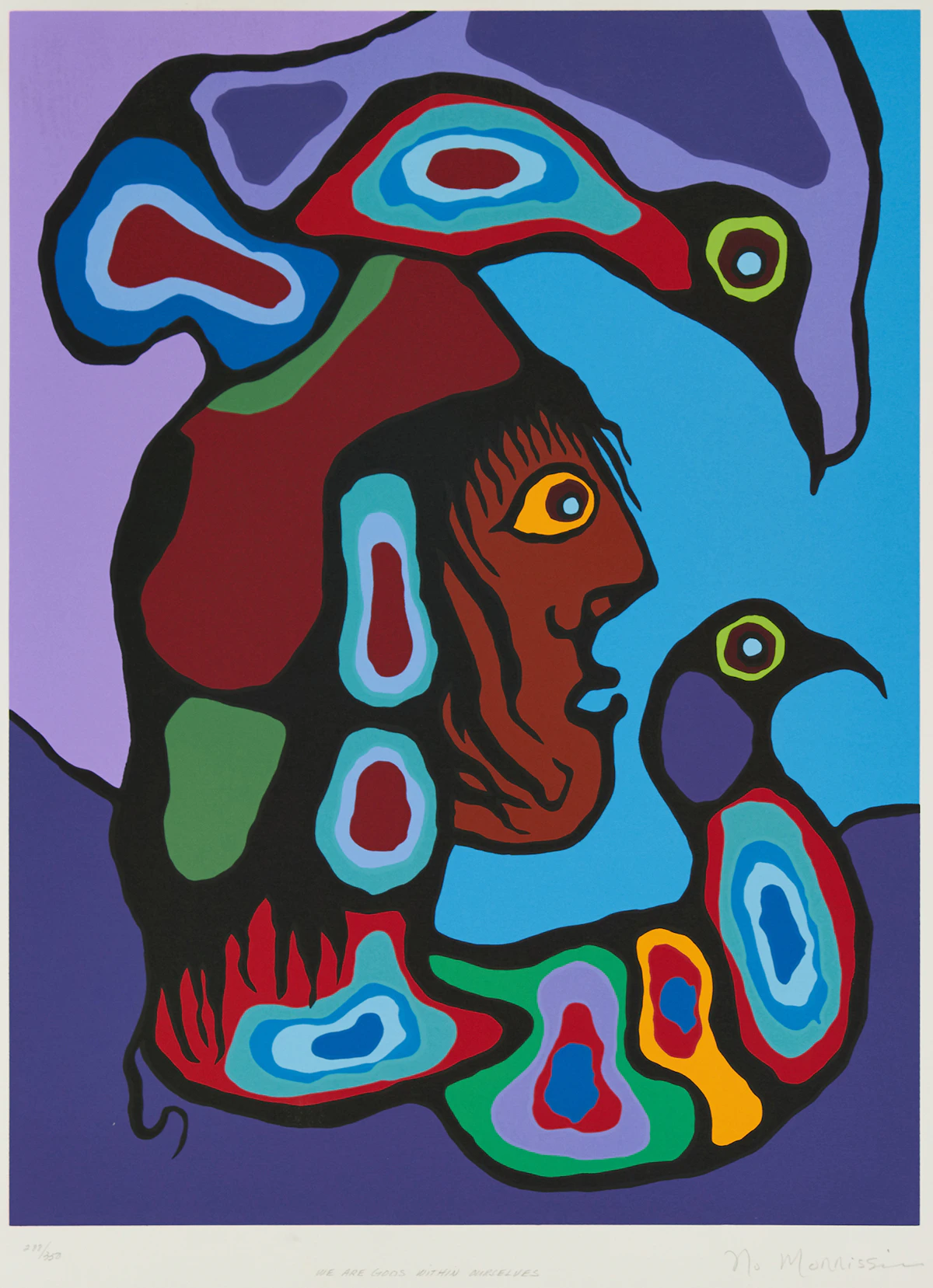 Norval Morrisseau, Folio of Six Prints, prints