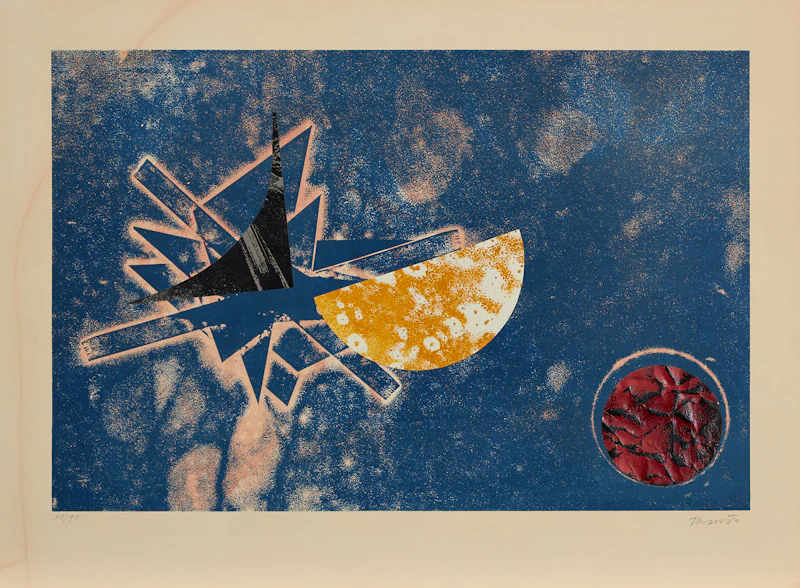 Joan-Josep Tharrats Vidal, Untitled, colour lithograph - view 2