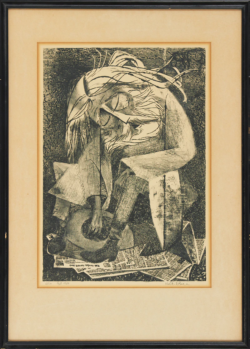 Robert Bruce, Untitled , woodblock, 1968 - view 2