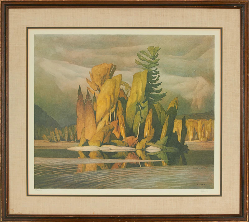 Alfred Joseph Casson, Ontario Landscapes, two silkscreens - view 2