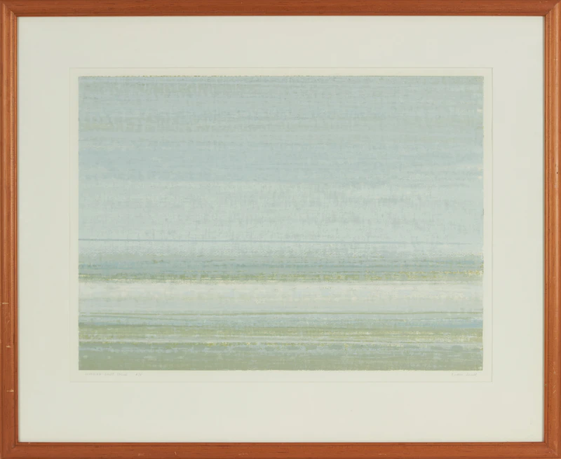 Gordon Appelbe Smith, Morning, Howe Sound, colour silkscreen, 1978 - view 3