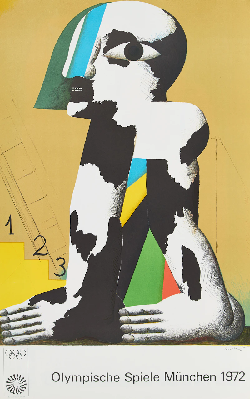 David Hockney; Tom Wesselman; Peter Phillips; Horst Antes, Four 1972 Munich Olympic Posters, four posters, 1972 - view 4