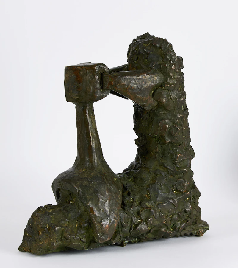 Irving Burman, Abstract Form, bronze - view 2