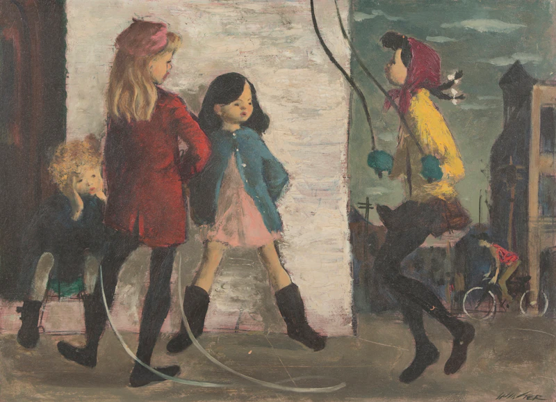 Skipping by William Arthur Winter