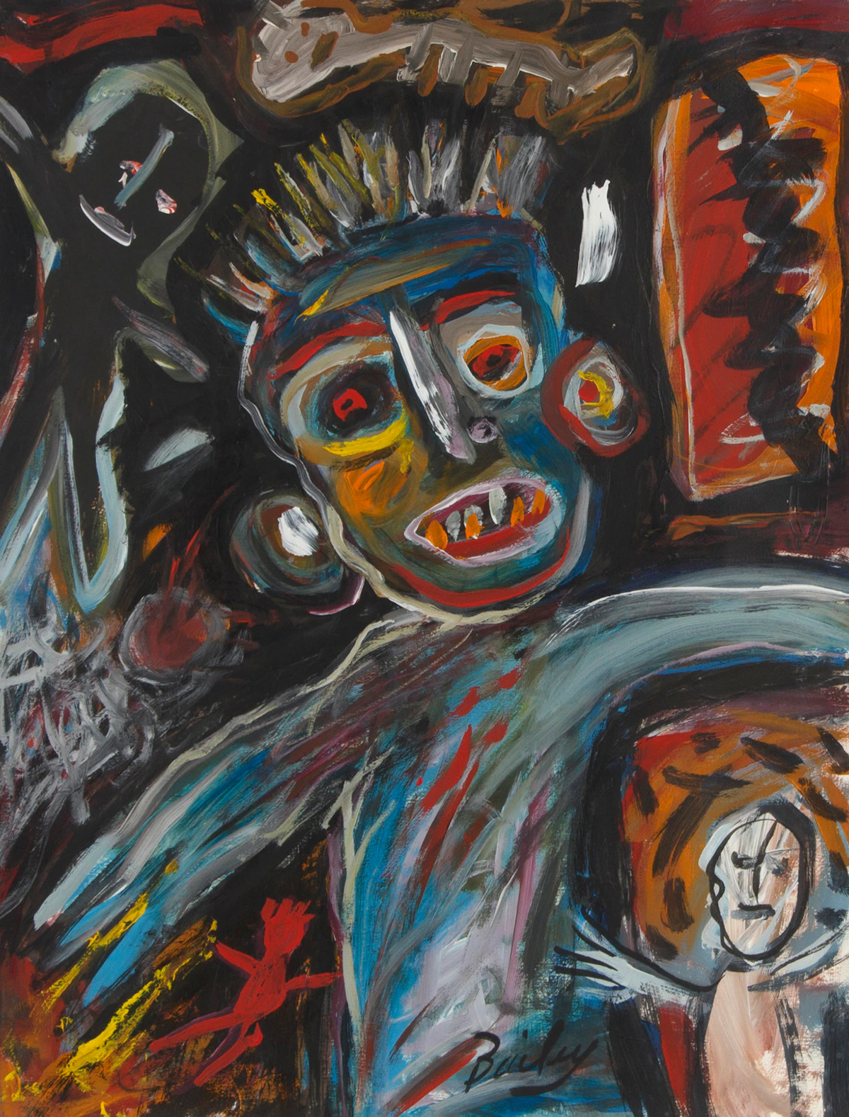 Guy Bailey, Untitled, acrylic on paper