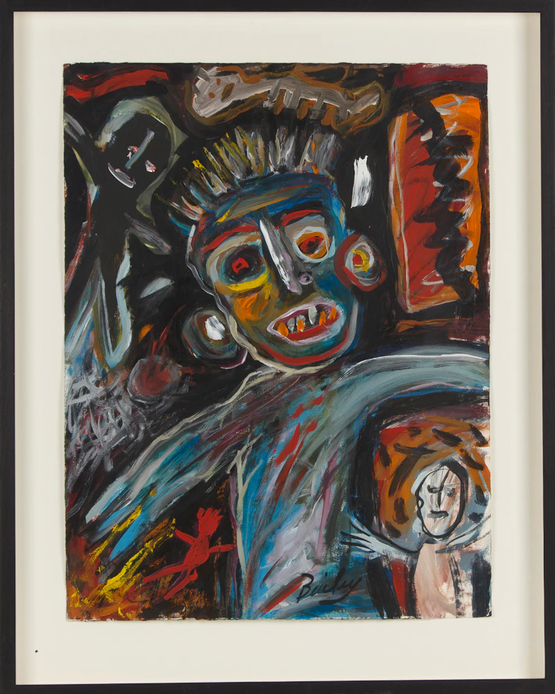Guy Bailey, Untitled, acrylic on paper - view 2