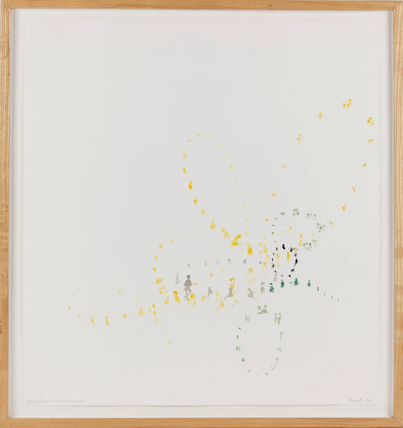 Amy Pleasant, Untitled (from the Series “Points of Convergence”), ink and watercolour on paper, 2003 - view 2