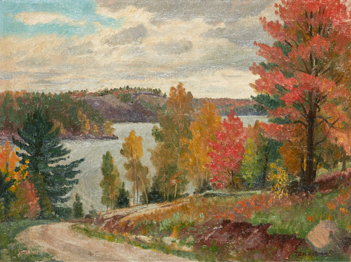 Thomas Albert Stone, Autumn Landscape, oil on canvas, circa 1941