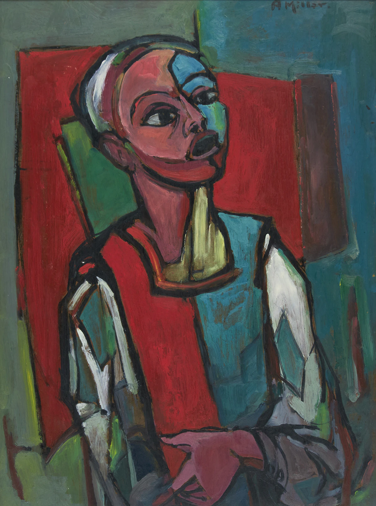 Alexander Samuel Millar, Waif, oil on board