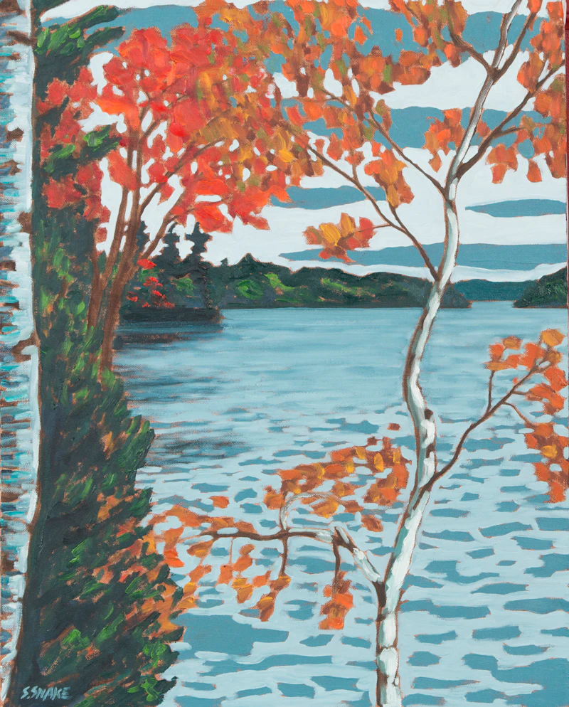 Autumn Landscape by Stephen Snake