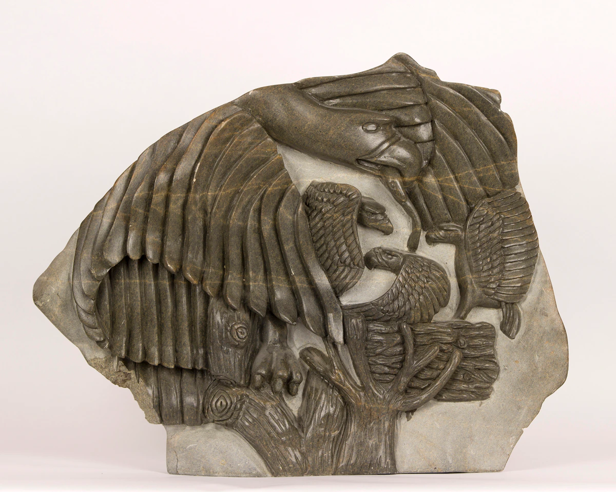 Del Warner, Untitled, stone carving