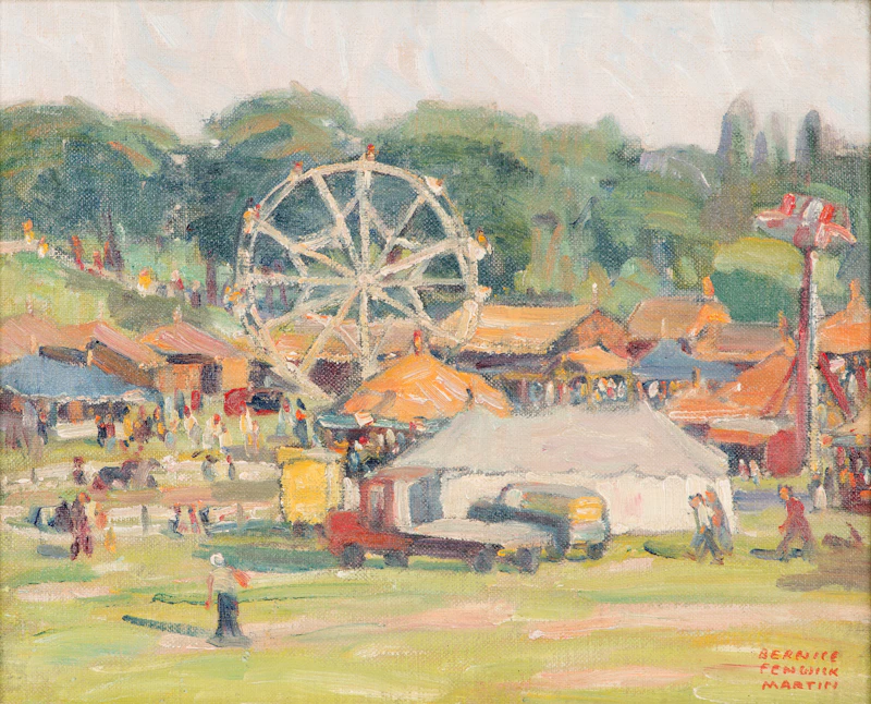 Circus at Christie Pits Park, July 1st by Bernice Fenwick Martin