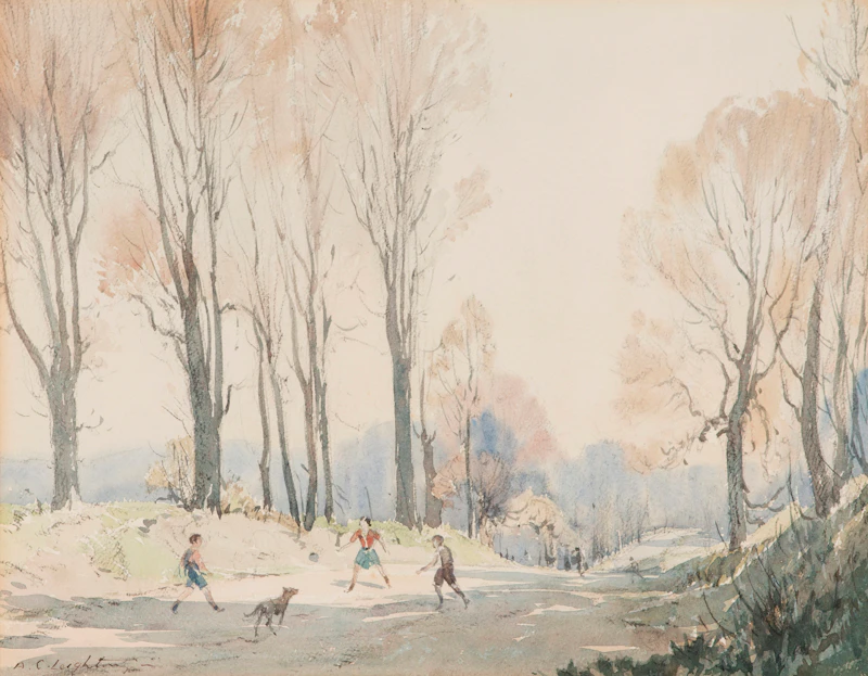 Spring, Duncan, Victoria Island by Alfred Crocker Leighton