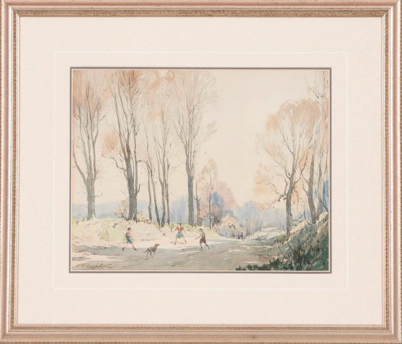 Alfred Crocker Leighton, Spring, Duncan, Victoria Island, watercolour - view 2