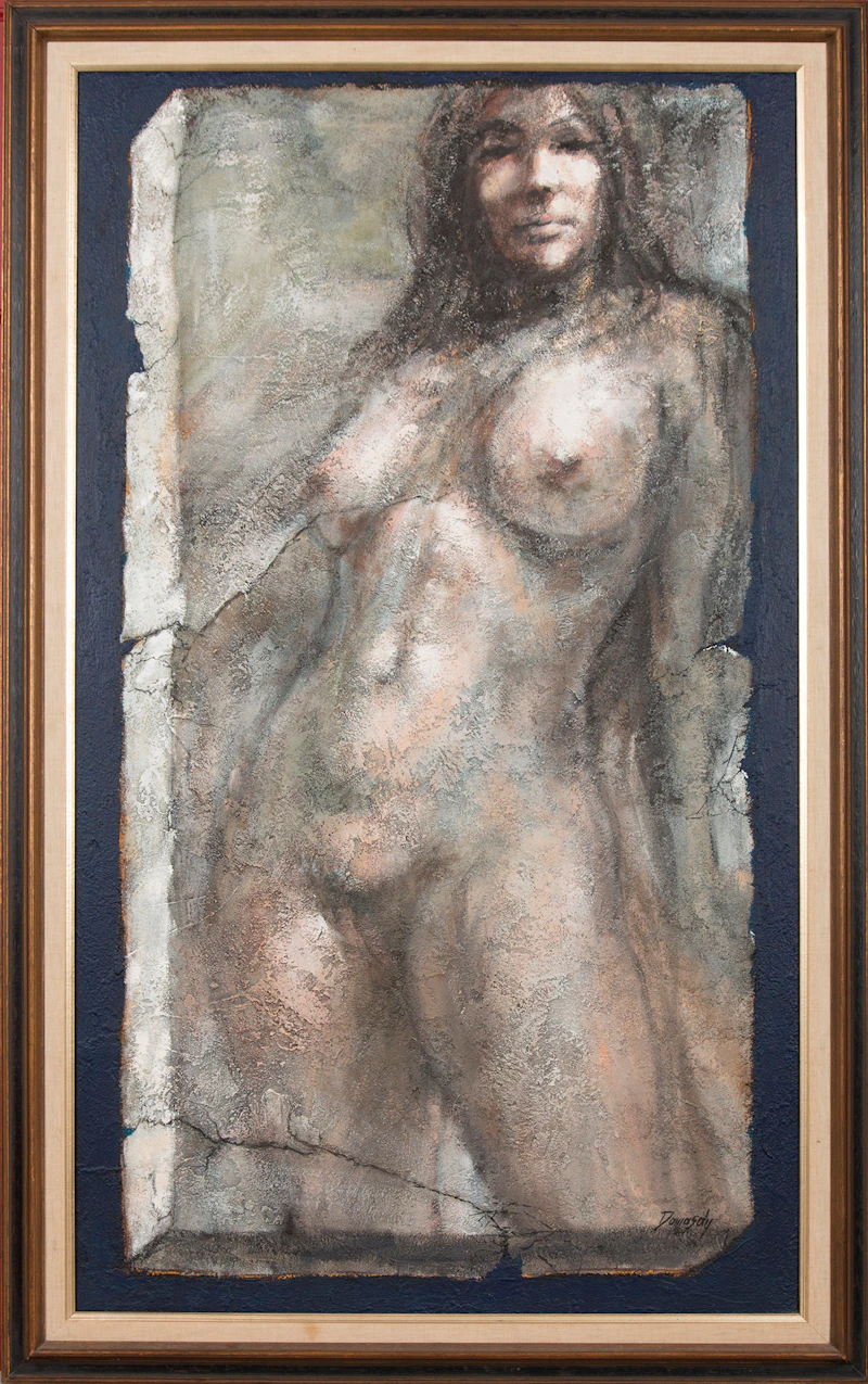 Julius Damasdy, The New Renaissance, oil on canvas, 1968 - view 2
