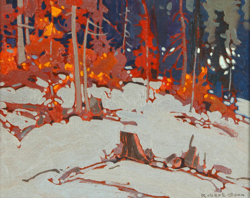 Warm Edge Wood by Robert Genn