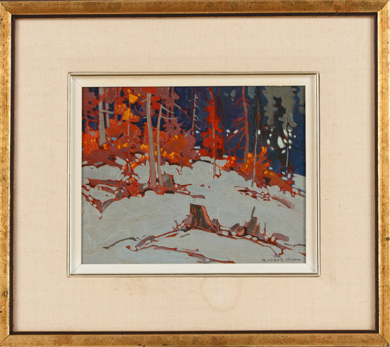 Robert Genn, Warm Edge Wood, oil on panel - view 2